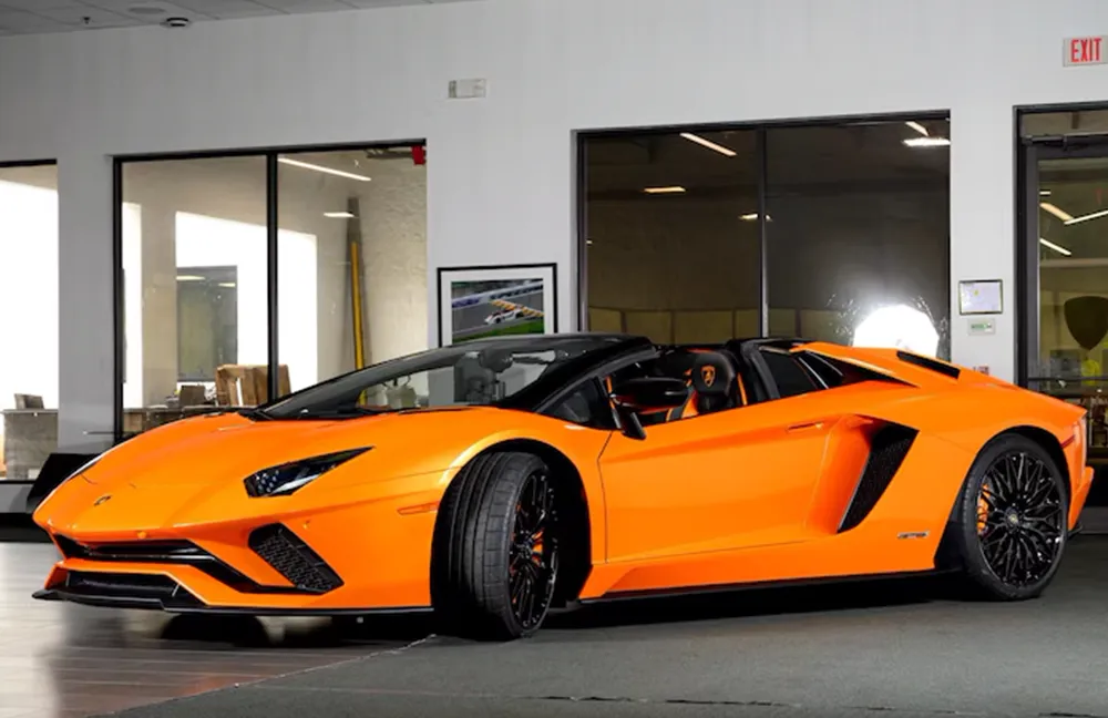 Lamborghini Aventador S Roadster (Orange), 2019