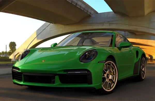 Porsche 911 Carrera Turbo S Top Car (Green), 2021